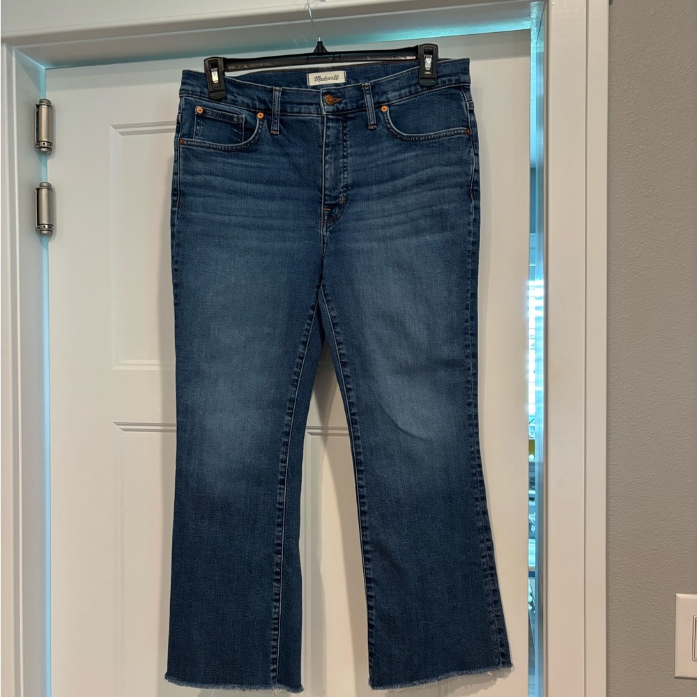 Maxwell Mid-Rise Kick Out Jean with Raw Hem
